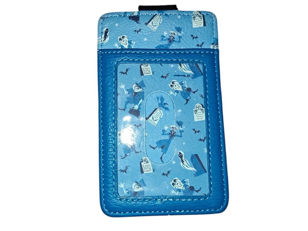Disney Parks Haunted Mansion Hitchhiking Ghosts Credit Card Holder ID Wallet NEW